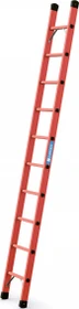 Zarges Z600 Kunststoff Anlegeleiter, 10 Stufen