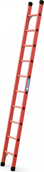 Zarges Z600 Kunststoff Anlegeleiter, 10 Stufen