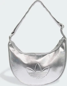 adidas Adicolor Metallic-PU Half Moon Schultertasche silver metallic