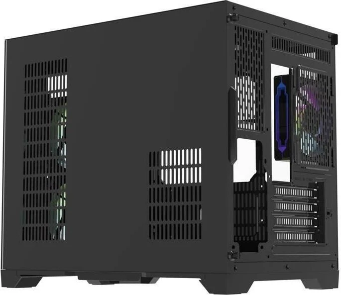 DarkFlash FT418 Black, Glasfenster