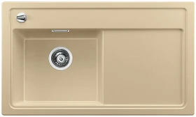 Blanco Zenar 45 S Becken links mit Ablauffernbedienung champagner inkl. Glasschneidebrett