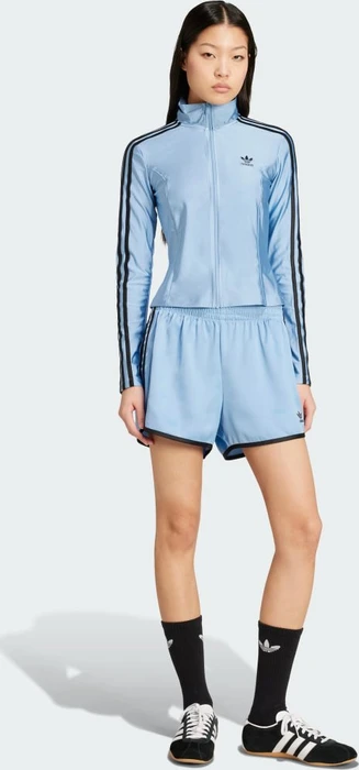 adidas Adicolor 3-Streifen Sprinter Laufhose kurz ash blue/black (Damen)