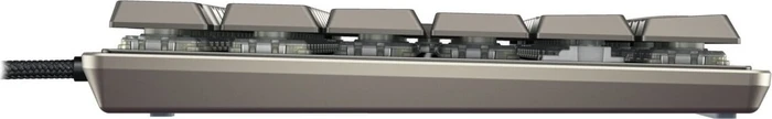 Cherry KC 500 MX LP, warm grey, MX LOW PROFILE 2.0 IVORY, USB, DE