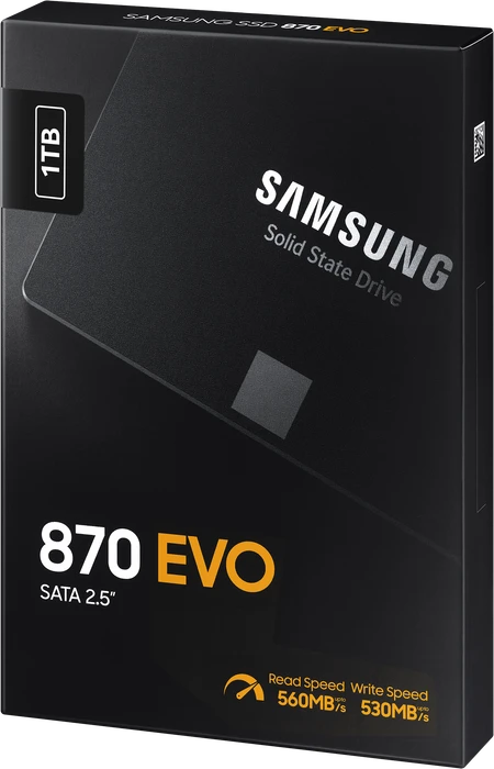 Samsung SSD 870 EVO 1TB, 2.5" / SATA 6Gb/s