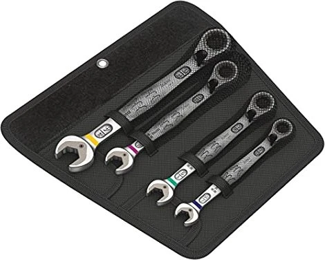 Wera 6001 Joker Switch 4 Imperial Set 1 zöllig Schraubenschlüsselsatz inkl. Tasche, 4-tlg.