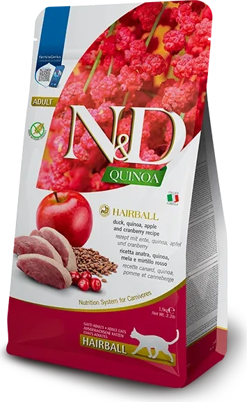 Farmina N&D Quinoa, Hairball, 1.50kg