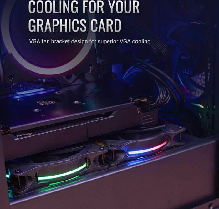 AeroCool Aero One Mini Eclipse, weiß, Glasfenster