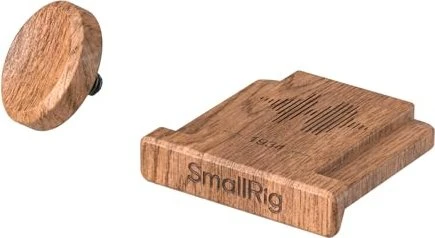 SmallRig Blitzschuhabdeckung + Auslöseknopf aus Holz