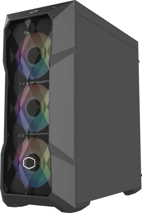 Cooler Master MasterBox TD500 Mesh V2, schwarz, Glasfenster