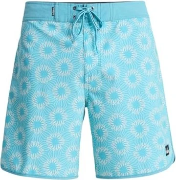 Quiksilver Surfsilk Scallop 18" Badeshorts aqua ocean mayhem (Herren)