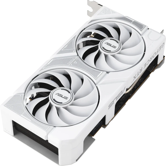 ASUS Dual GeForce RTX 5060 White OC Edition, DUAL-RTX5060-O8G-WHITE, 8GB GDDR7, HDMI, 3x DP