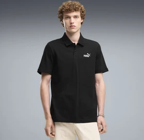 Puma ESS No. 1 Logo Pique Poloshirt kurzarm puma black/puma white (Herren)
