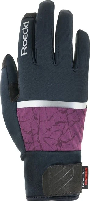 Roeckl Vorbach Fahrradhandschuhe black/amaranth