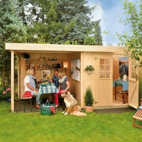 Kiehn-Holz KH 19-014 432x210cm Gerätehaus natur