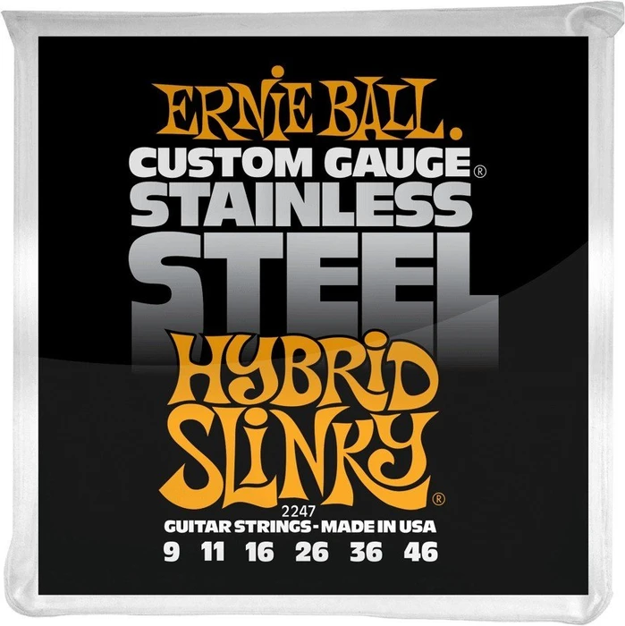 Ernie Ball Stainless Steel Wound Hybrid Slinky