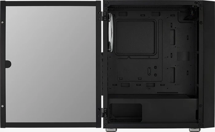 AeroCool Graphite ARGB, Glasfenster