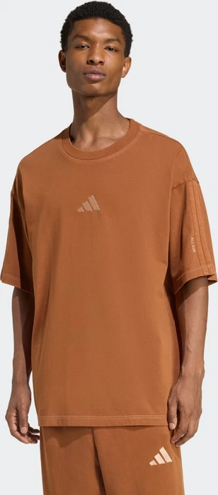 adidas ALL SZN Washed T-Shirt kurzarm dusky bronze (Herren)
