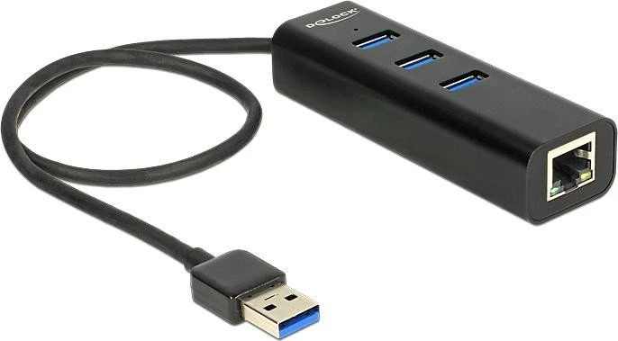 DeLOCK RJ-45, USB-A 3.0 [Stecker]