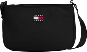 Tommy Hilfiger Essential mit Logo-Riemen Schultertasche schwarz