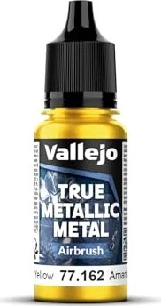 Vallejo True Metallic Metal Airbrush radiant yellow, 18ml