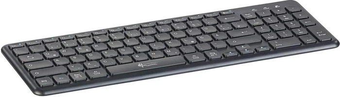 GeneralKeys Multi-Device-Funktastatur, schwarz, USB/Bluetooth, DE