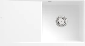 Villeroy & Boch Subway Style 45 Flat flächenbündig Becken rechts stone white