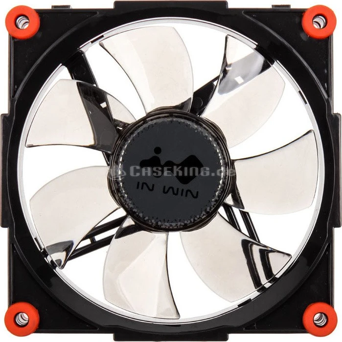 In Win Aurora RGB, schwarz/rot, LED-Steuerung, LED-Strips, 120mm, 3er-Pack
