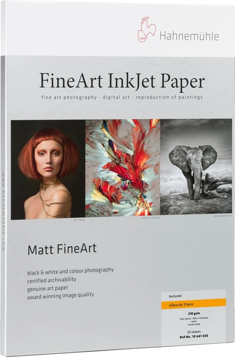 Hahnemühle Digital Matt FineArt Albrecht Dürer Fotopapier matt weiß, A2, 210g/m², 25 Blatt