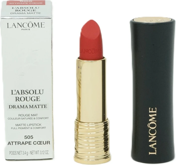 Lancôme L'Absolu Rouge Drama Matte Lippenstift New Edition 505 attrape coeur, 3.4g