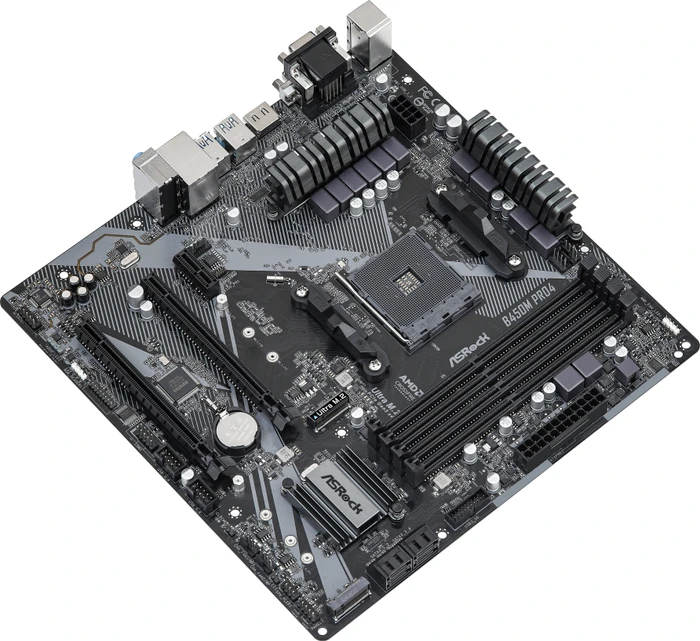 ASRock B450M Pro4 R2.0 (AMD AM4)