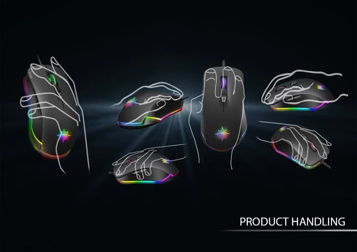 Inca IMG-327 Ophira RGB Gaming Mouse, USB