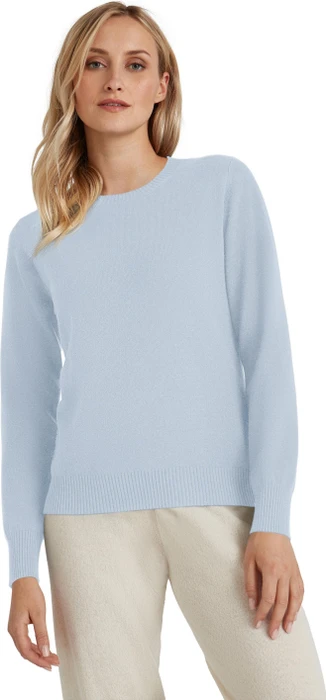 Falke Luxury Rundhals Pullover light blue (Damen)