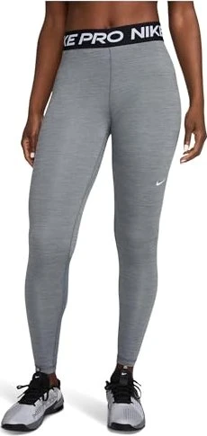 Nike Pro Leggings Hose lang smoke grey/heather/black/white (Damen)