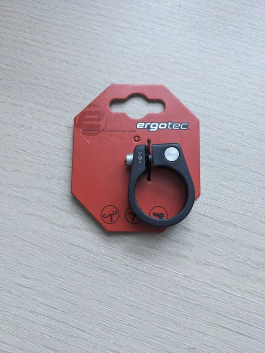 Ergotec SCI-105 28.6mm Sattelklemme schwarz sandgestrahlt
