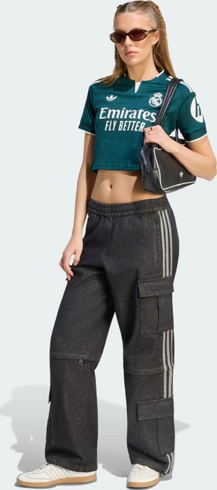 adidas Real Madrid Cropped 2026/2027 Auswärtstrikot kurzarm (Damen)