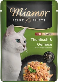 Finnern Miamor Feine Filets Thunfisch und Gemüse, 2.40kg (24x 100g)