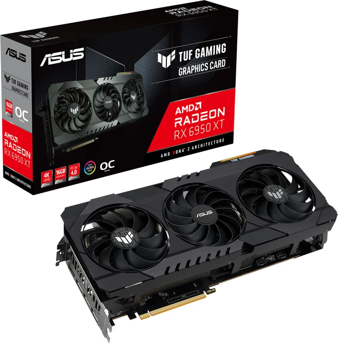ASUS TUF Gaming Radeon RX 6950 XT OC, TUF-RX6950XT-O16G-GAMING, 16GB GDDR6, HDMI, 3x DP