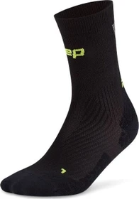 CEP Core Run Ultralight Mid Laufsocken schwarz/grau (Herren)