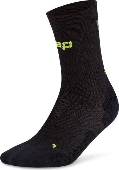 CEP Core Run Ultralight Mid Laufsocken schwarz/grau (Herren)