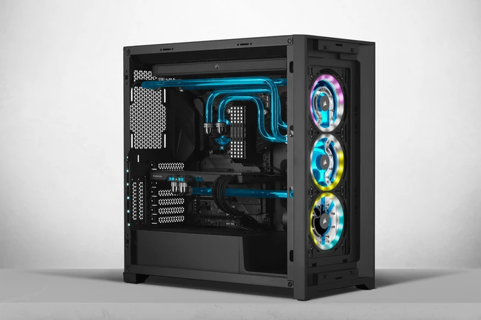 Corsair iCue 5000D RGB Hydro X, schwarz, Glasfenster