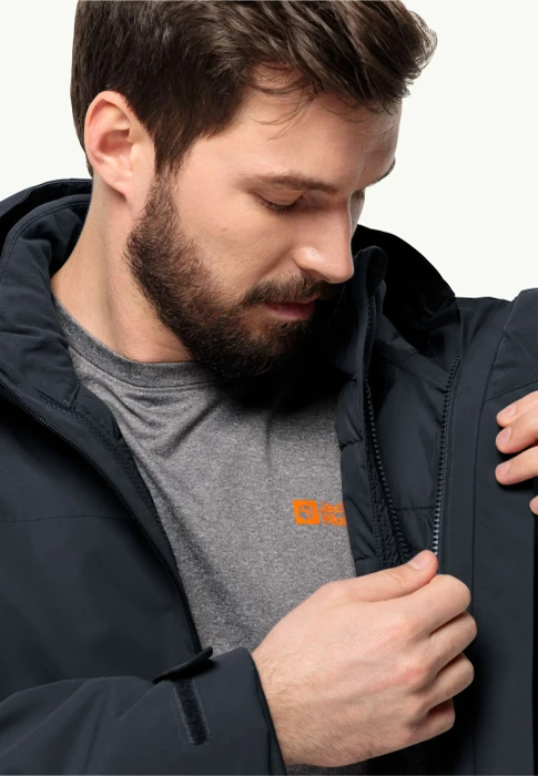 Jack Wolfskin Glaabach 3in1 Funktionsjacke night blue (Herren)