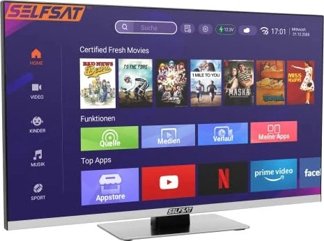 SelfSat SMART LED TV 1260 rahmenlos