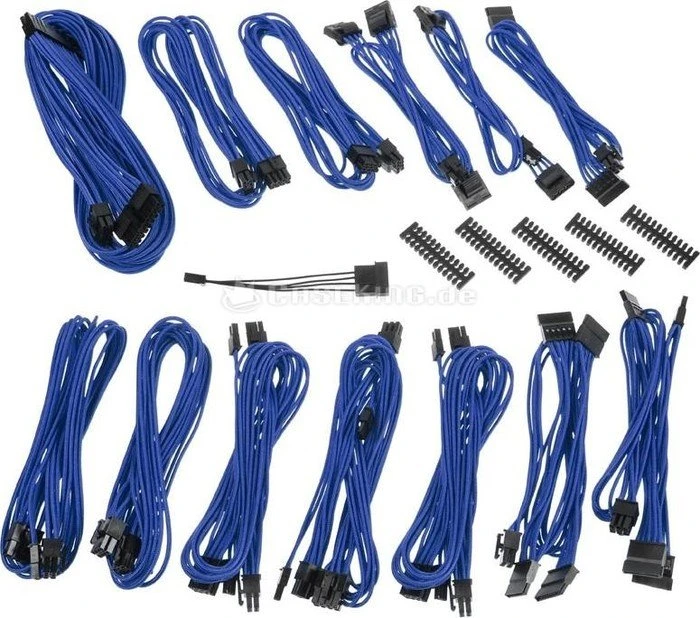 BitFenix Alchemy 2.0 SSC-Series Kabel Kit für Netzteile, blau