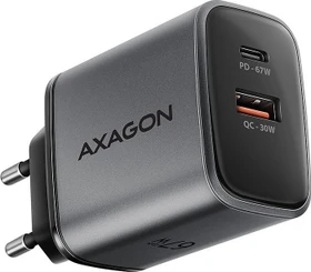 Axagon Wall Charger ACU-PQ67 PD3.0 & QC4+ 67W grau