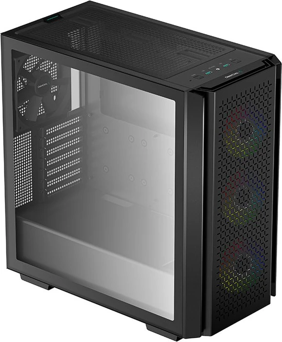 DeepCool CG560, schwarz, Glasfenster