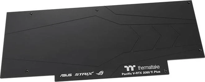 Thermaltake Pacific V-RTX 2080Ti Plus ASUS ROG GPU Block mit Backplate, transparent
