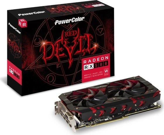 PowerColor Red Devil Radeon RX 580, 8GB GDDR5, DVI, HDMI, 3x DP