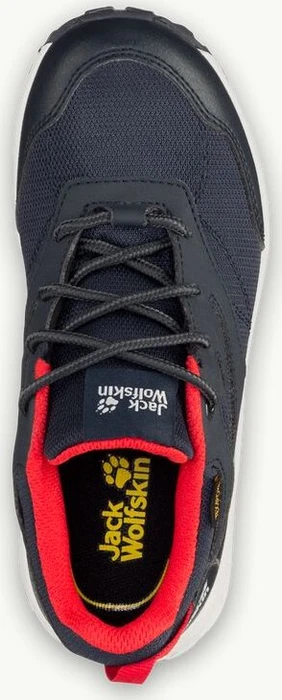 Jack Wolfskin Woodland Texapore Low night blue/red (Junior)