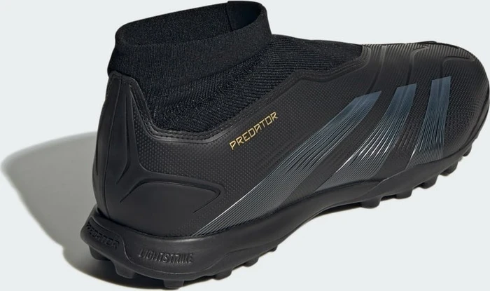 adidas Predator League Laceless Turf Boots core black/carbon/gold metallic