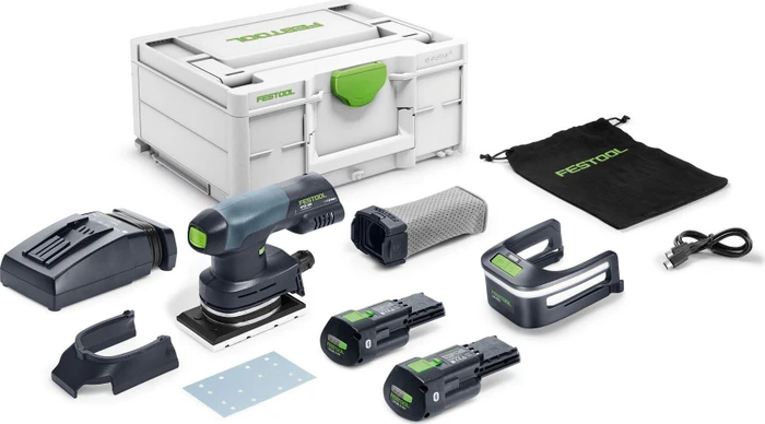Festool RTSC 400 3.0 I-Plus Akku-Schwingschleifer inkl. Systainer + 2 Akkus 3.0Ah